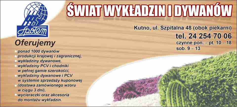 Społem Powszechna Spółdzielnia Spożywców - wykładziny KUTNO wykładziny KUTNO